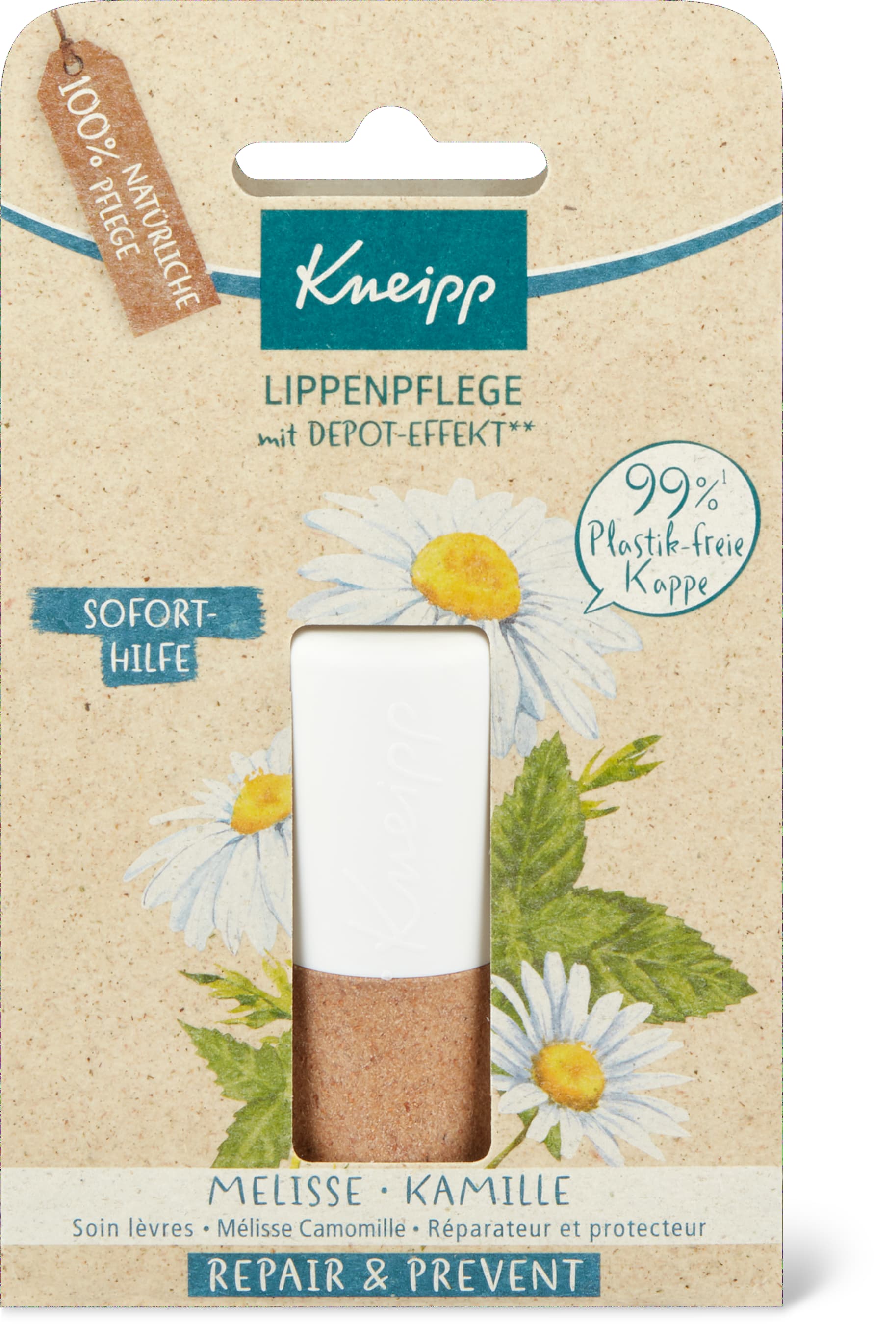 Kneipp Lippenpflege Repair & Prevent Melisse & Kamille 4.7g